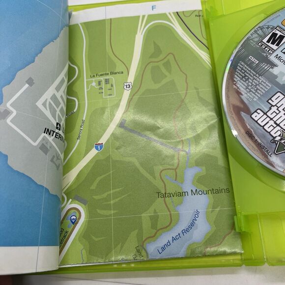 Grand Theft Auto V 5 Xbox 360 + Map - Tested - Picture 11 of 11